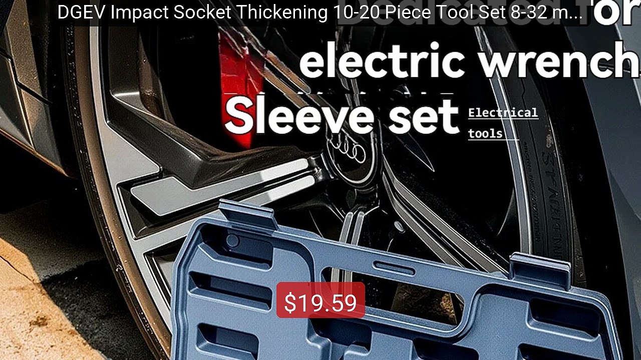DGEV Impact Socket Thickening 10-20 Piece Tool Set 8-32 mm ... -- Top Pick 2026 | Unbeatable Price!