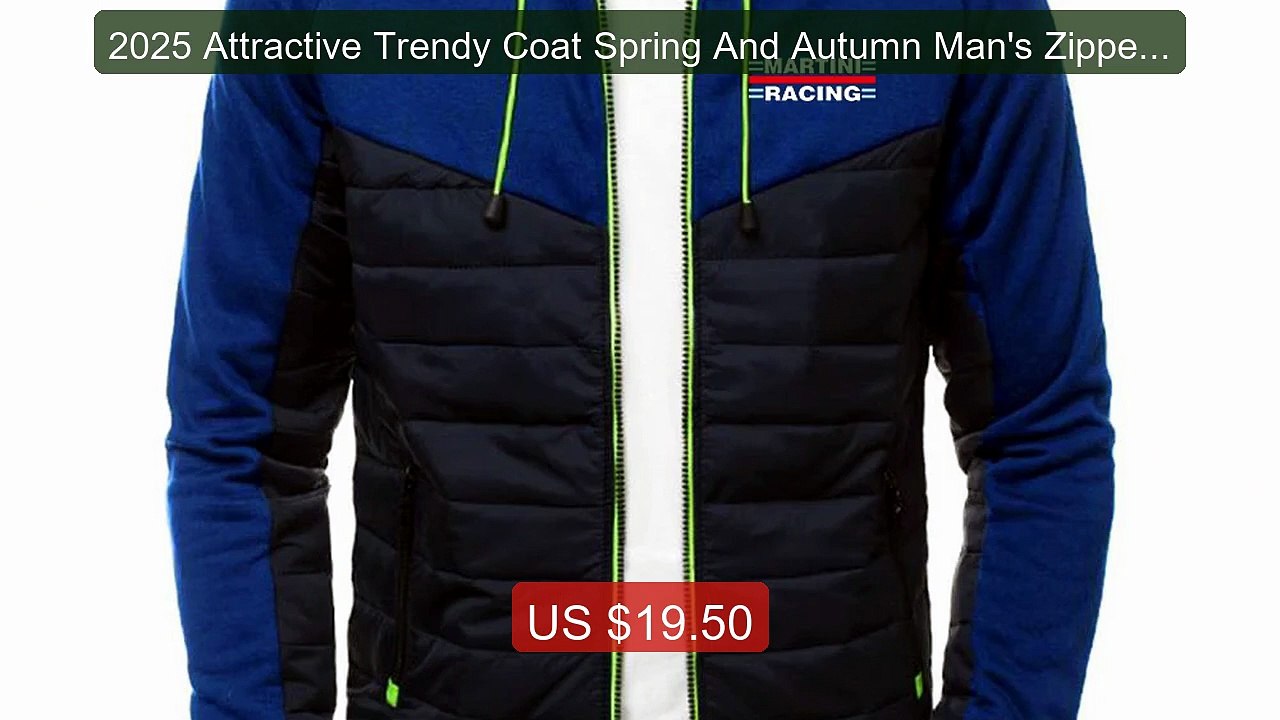 2025 Attractive Trendy Coat Spring And Autumn Man's Zipper Ho... -- Amazing Value 2026 | Must Have!