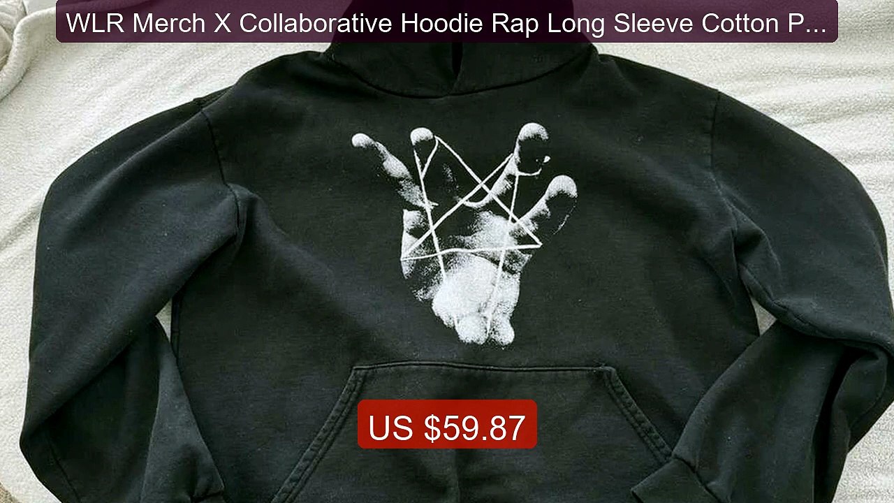 WLR Merch X Collaborative Hoodie Rap Long Sleeve Cotton Polyester ... -- Best Deal 2026 | Shop Now!