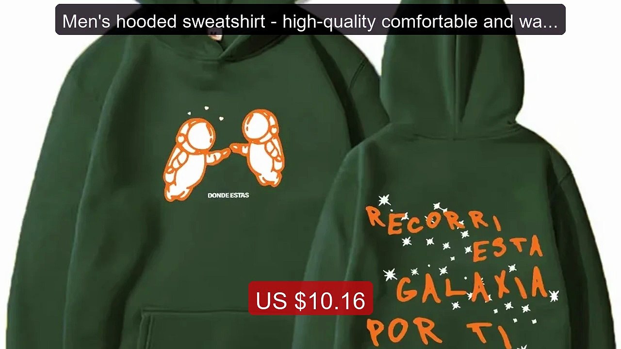 Men's hooded sweatshirt - high-quality comfortable and warmNew... -- Best Buy 2026 | Great Quality!