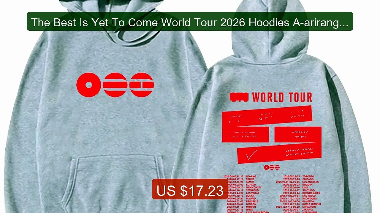 The Best Is Yet To Come World Tour 2026 Hoodies A-arirang Pop Album... -- Top Rated 2026 | Buy Now!