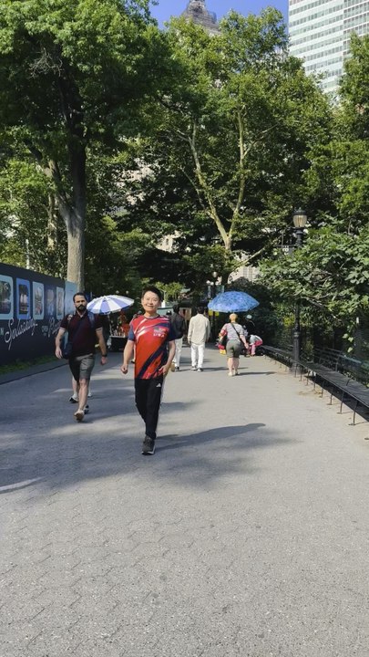 Nelson Wang enjoys a pleasant Sunday afternoon at Battery Playscape and Wall Street (Episode 2) July 12, 2026