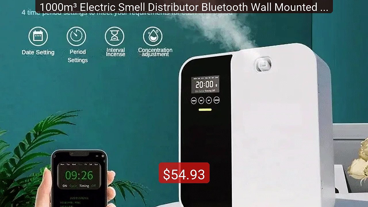 1000m³ Electric Smell Distributor Bluetooth Wall Mounted Fragrance... -- Best Deal 2026 | Shop Now!