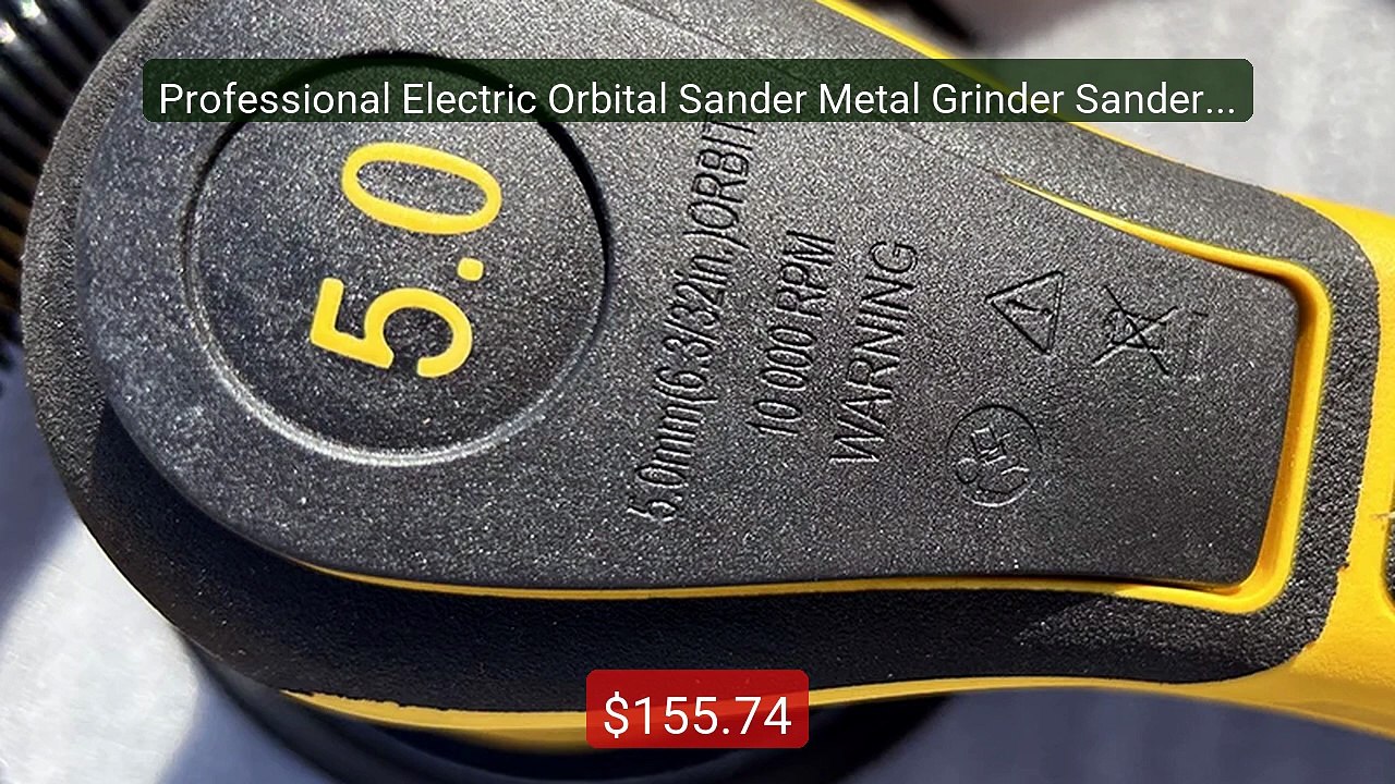Professional Electric Orbital Sander Metal Grinder Sanders Ma... -- Amazing Value 2026 | Must Have!