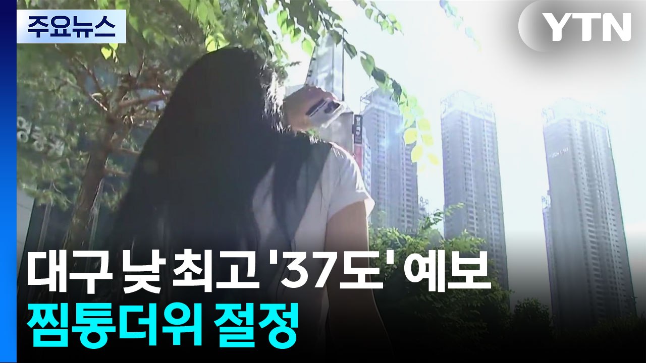 대구 낮 최고 '37도' 예보...찜통더위 절정 / YTN