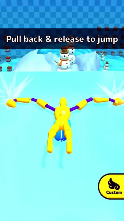 Rubber Jumping : Slingshot Doll Gameplay |Level 10| #gaming #trending #asmr #rubberjumpingslingshotdollgameplay