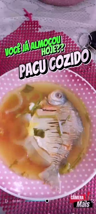 Você já comeu pacu cozido?