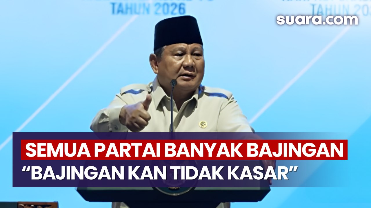 Prabowo: Semua Partai Banyak Bajingannya, Ngomong Bajingan Kan Tidak Kasar