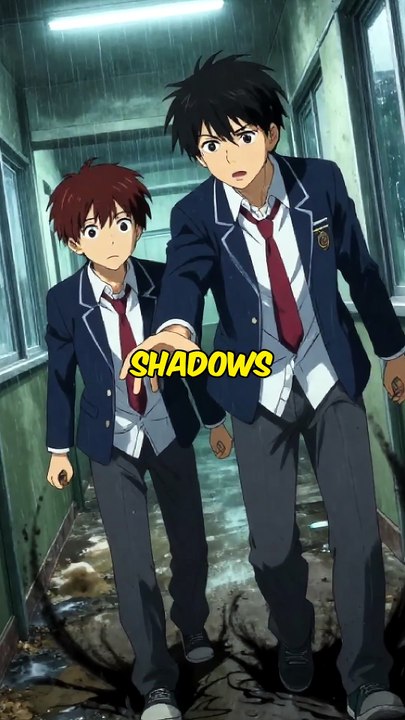 The Crimson Door | Japanese Horror Anime Story | Episode 1 | AI Anime Horror | Haunted School Mystery