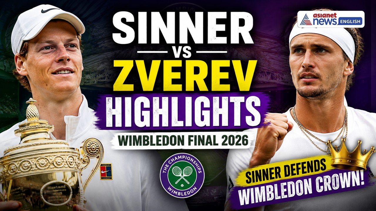 Sinner vs Zverev Highlights: Sinner Creates Wimbledon History! Stuns Zverev in Epic Final