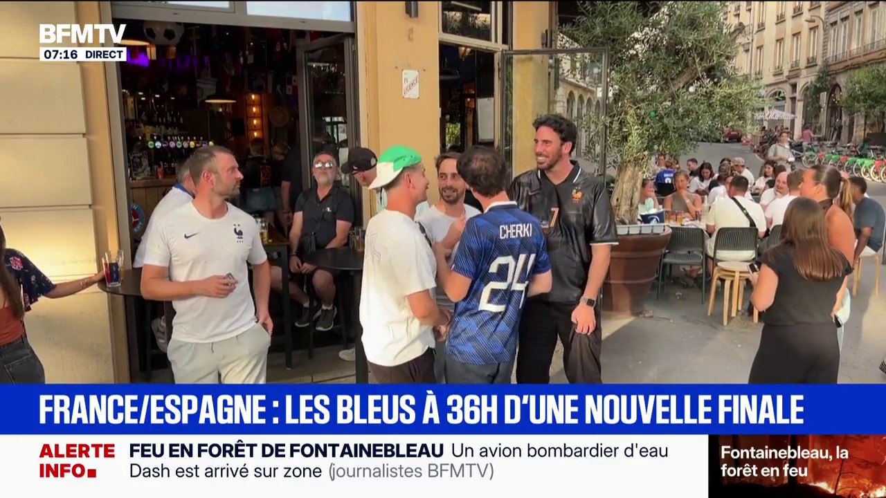 À 36 heures du match entre la France et l'Espagne au Mondial, les bars se préparent à accueillir les supporters