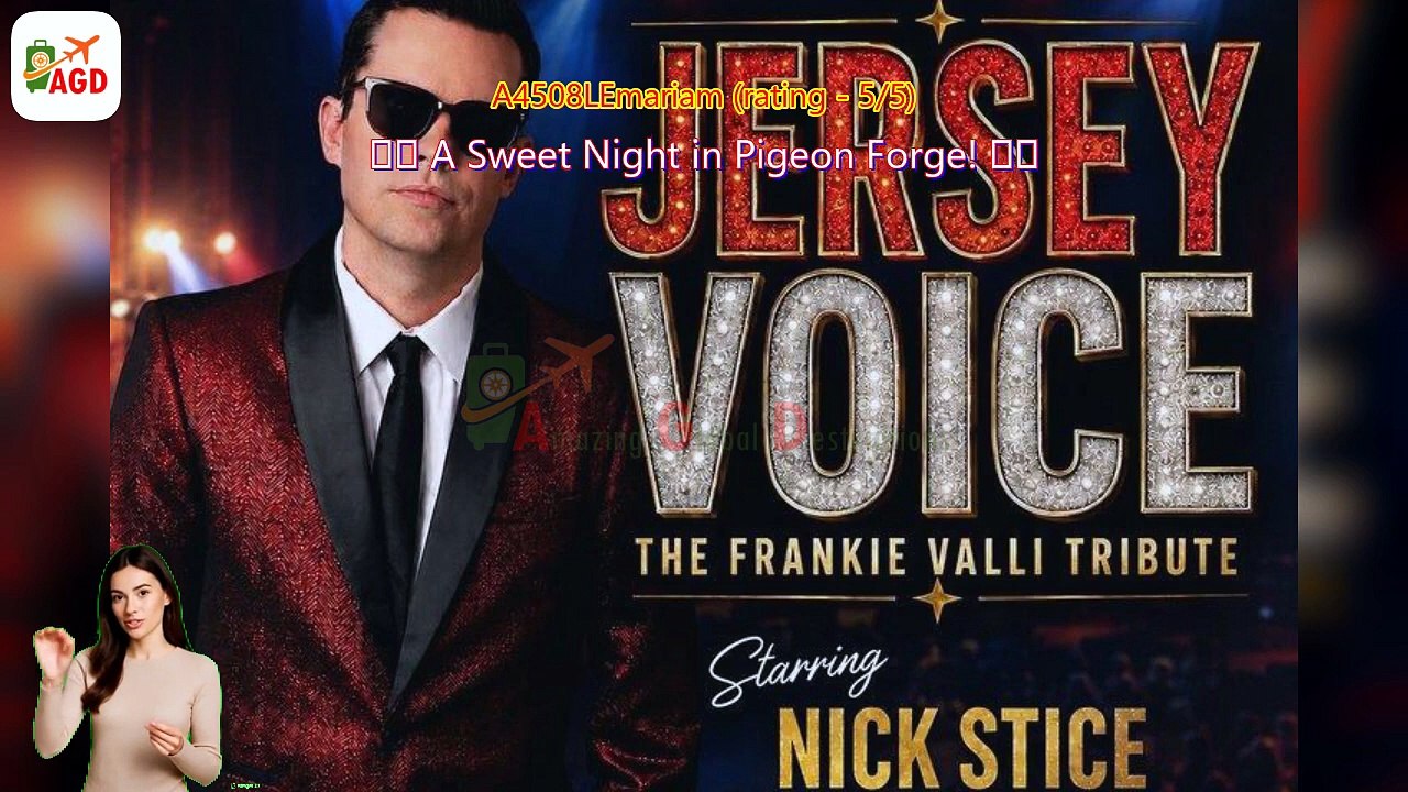 AGD - Review Jersey Voice Show Ticket – Frankie Valli Tribute Experience