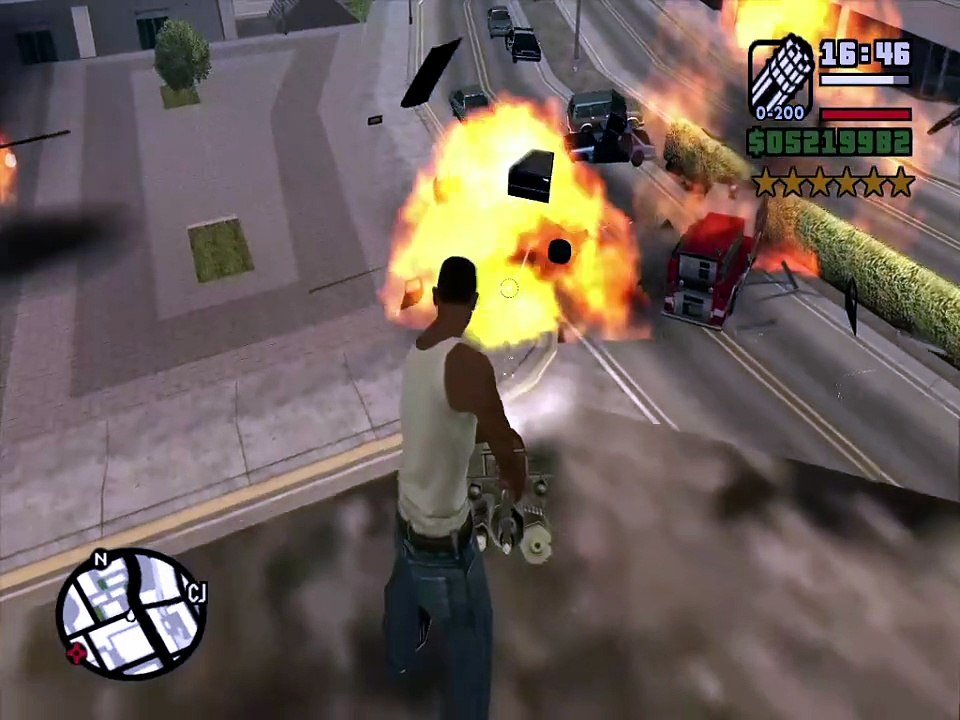 ⭐⭐⭐⭐⭐⭐ SIX STARS WANTED LEVEL RAMPAGE WITH TANK |