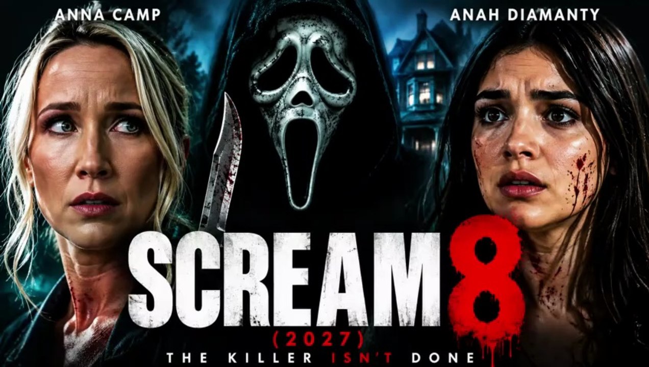 SCREAM 8 (2027) First Trailer | Anna Camp & Anah Diamanty | Ghostface Returns | Horror Movie Concept