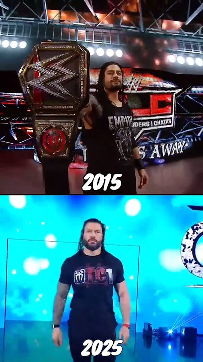 WWE Wrestlers in 2015 and in 2025