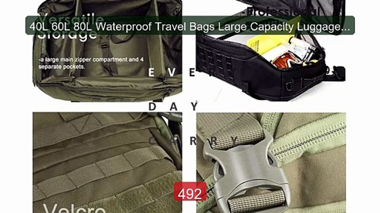 40L 60L 80L Waterproof Travel Bags Large Capacity Luggage B... -- Top Pick 2026 | Unbeatable Price!