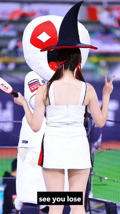 Cute KT Wiz Cheerleader Performance + Cheerleader EP 139