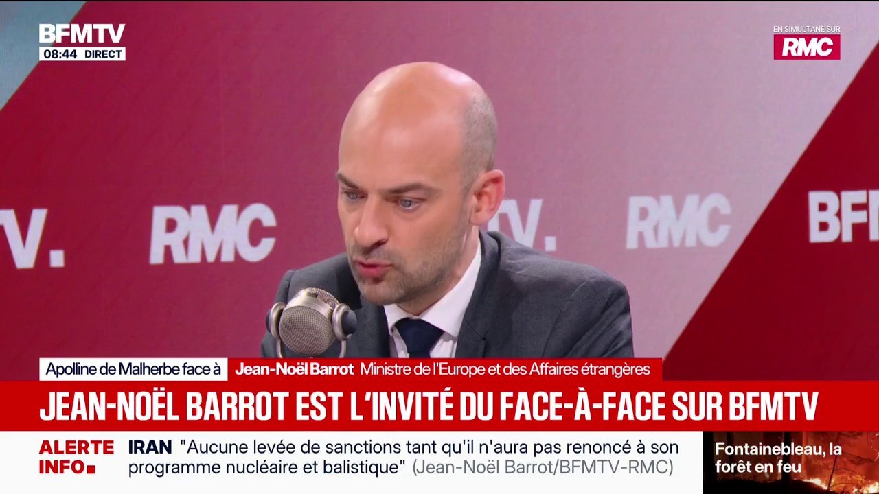 "Aucun Français" chez les Bleus: Jean-Noël Barrot, ministre des Affaires étrangères, dénonce "des propos pathétiques" de la part de l'ancien Premier ministre espagnol