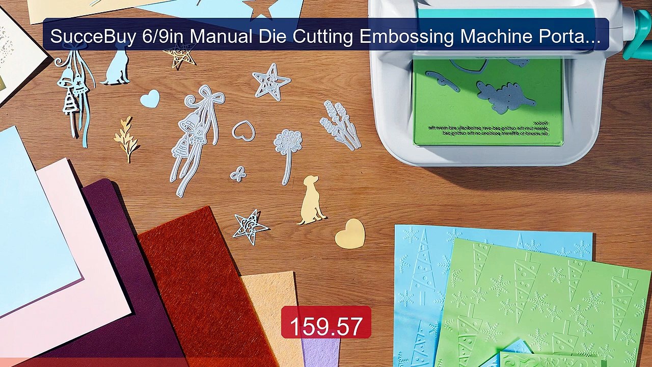 SucceBuy 6/9in Manual Die Cutting Embossing Machine Portabl... -- Top Pick 2026 | Unbeatable Price!