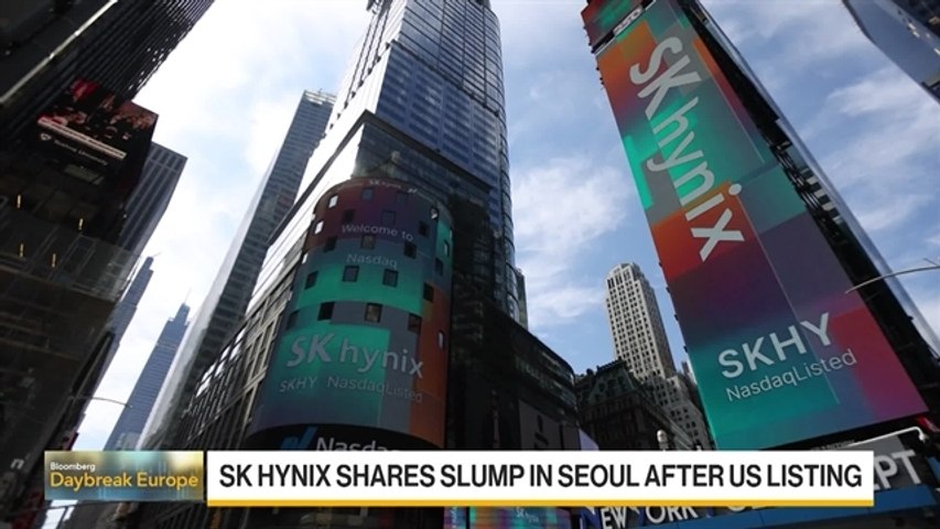 SK Hynix Shares Slump in South Korea After US Listing