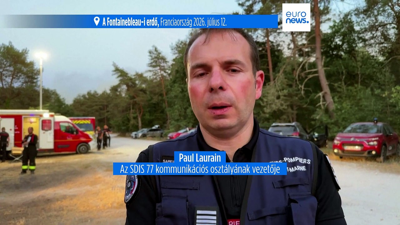 Részlegesen ki kellett üríteni egy falut a Párizs közelében tomboló rendkívüli erdőtűz miatt