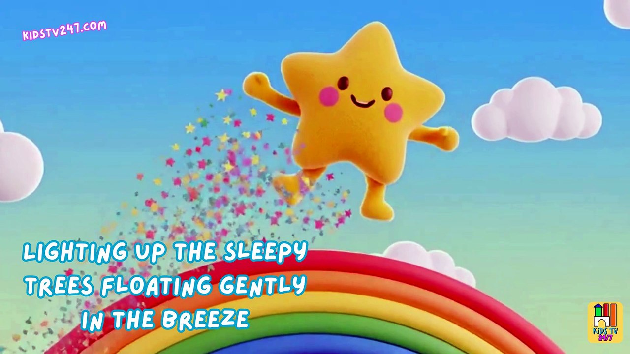 SING ALONG: Shiny Little Star So Bright ✨🌟 Twinkle Star Song for Kids 🎶💫