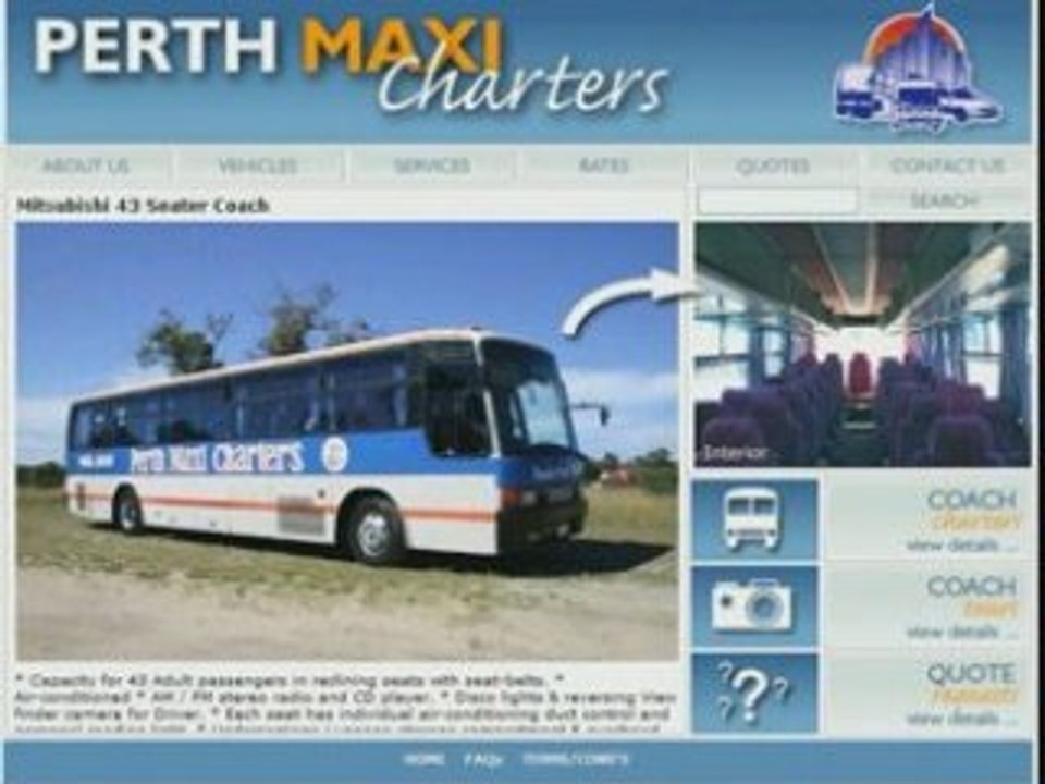 Bus Hire Perth - Perth Maxi Charters - Bus & Coach Rentals - video ...
