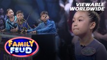 Family Feud: EXTREME KIDS, CONFIDENT NA HUMARAP SA FAST MONEY ROUND! (Episode 1034)