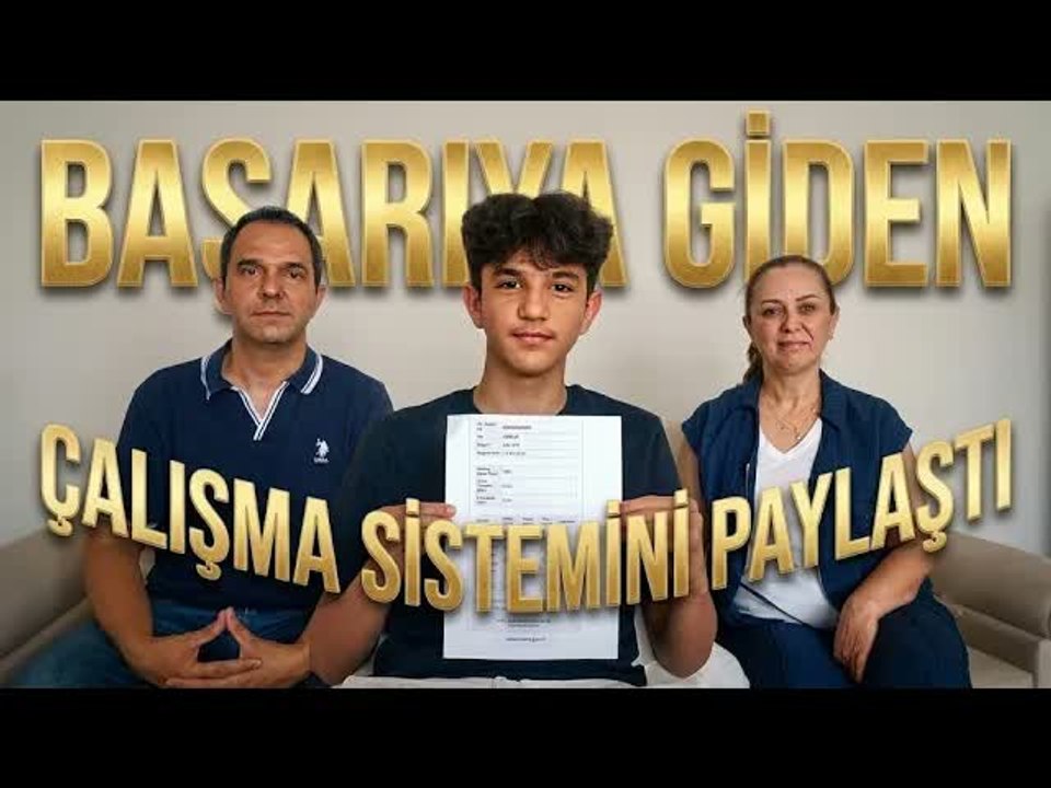 LGS Türkiye Birincisinden Başarının Formülü: "Yorulmayı Tercih Ettim"
