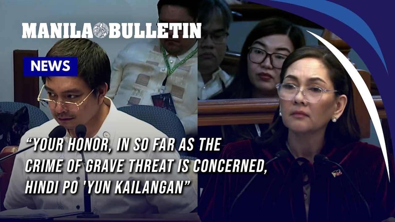 Hontiveros presses NBI Atty. Jeremy Lotoc on legal standard over grave threats