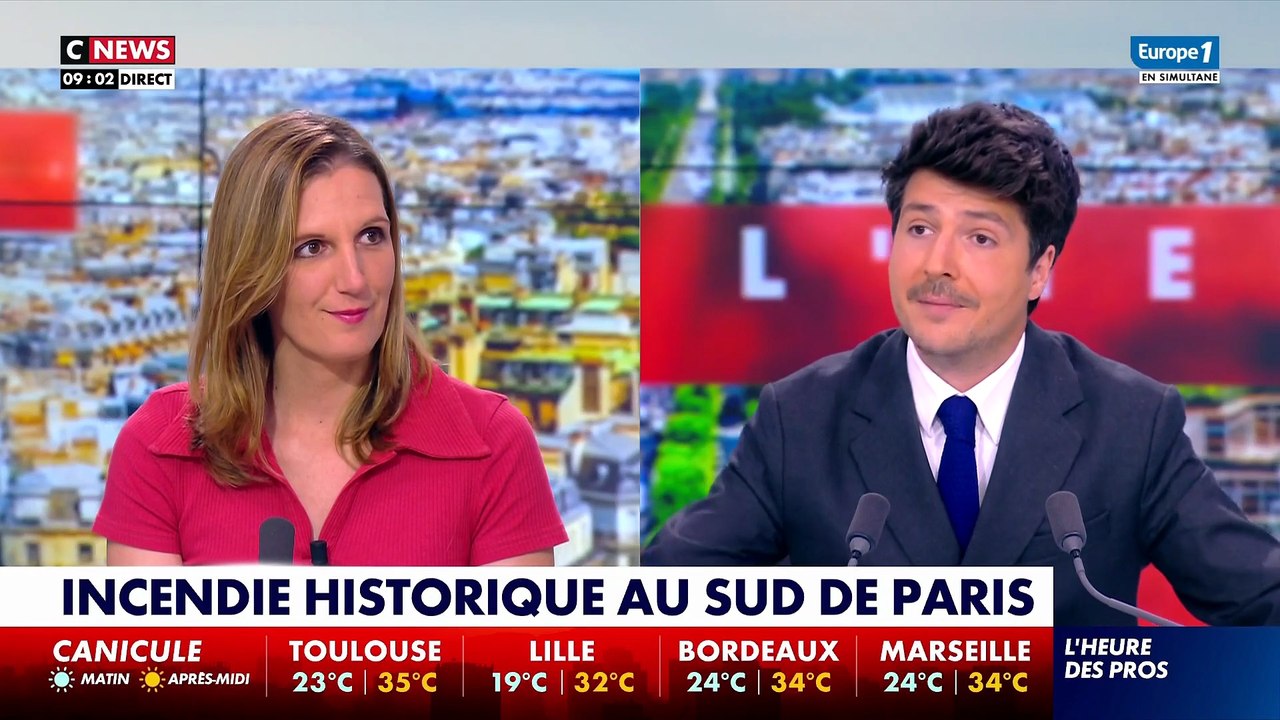 Incendie historique au sud de Paris