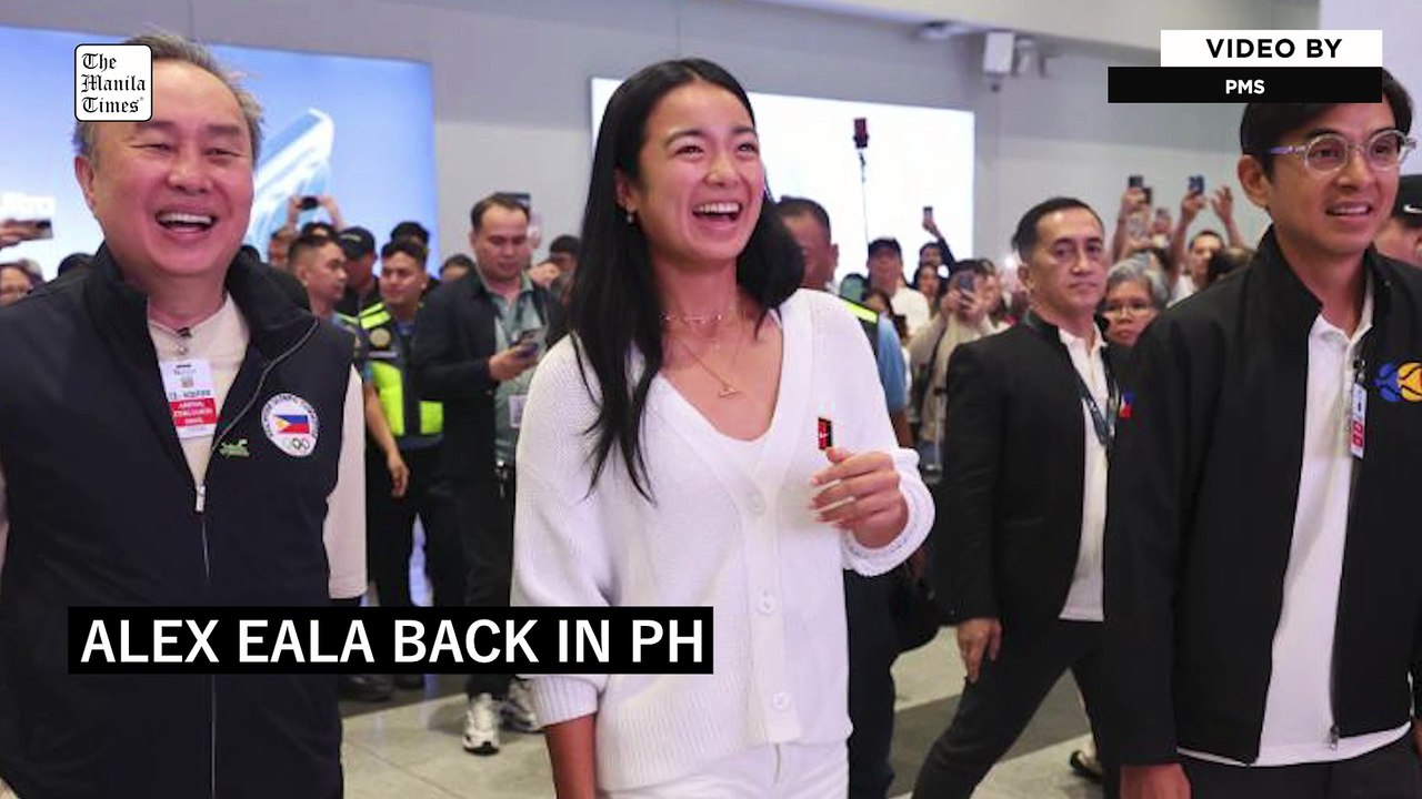 Alex Eala back in PH
