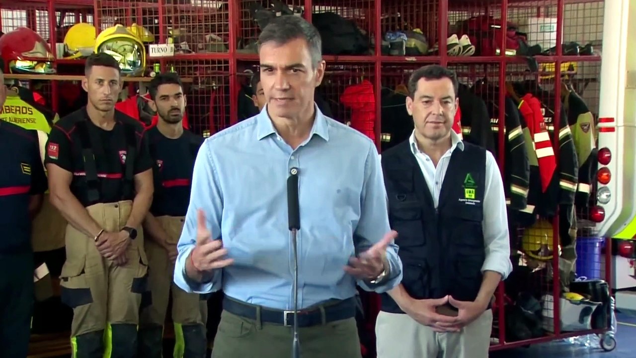 Discurso de Sánchez sobre los incendios