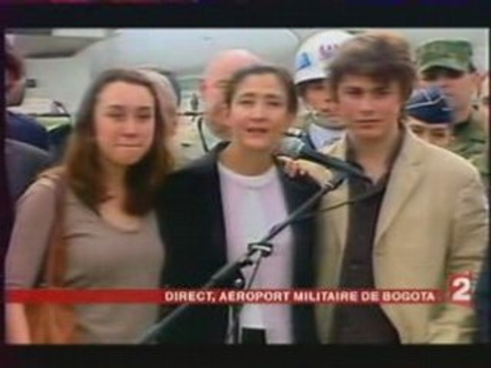 INGRID BETANCOURT  " LES RETROUVAILLES "