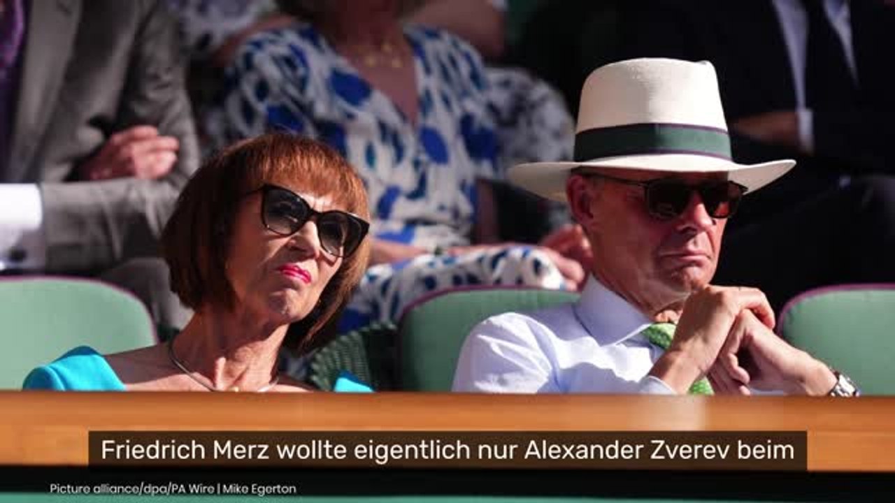 Friedrich Merz: 'Geh mal arbeiten!' Merz nach Wimbledon-Besuch heftig verhöhnt