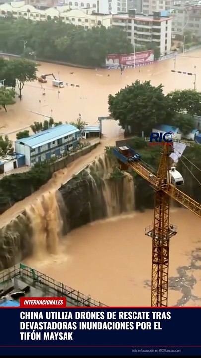 Las intensas lluvias provocadas por el tifón Maysak causaron graves inundaciones en la región de Guangxi