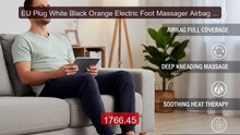 EU Plug White Black Orange Electric Foot Massager Airbag Full ... -- Hot Deal 2026 | Limited Offer!