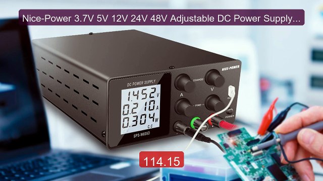 Nice-Power 3.7V 5V 12V 24V 48V Adjustable DC Power Supply P... Top Pick 2026 | Unbeatable Price!