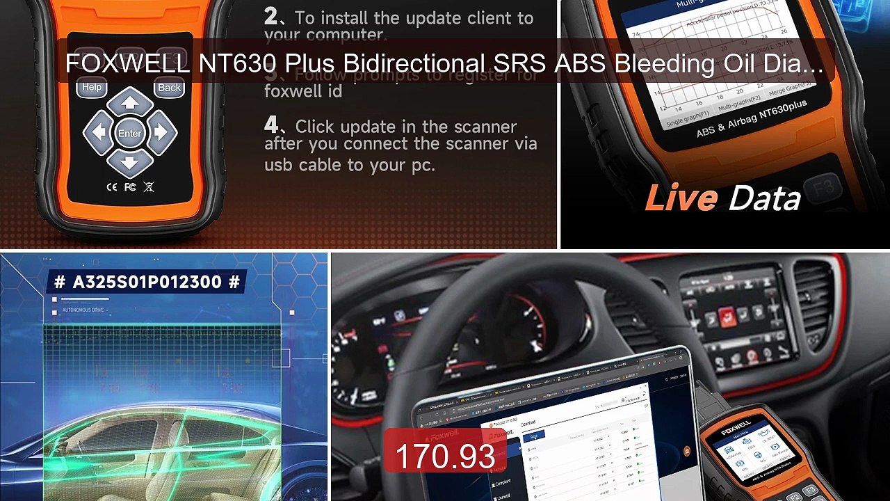 FOXWELL NT630 Plus Bidirectional SRS ABS Bleeding Oil Diagnos... -- Amazing Value 2026 | Must Have!