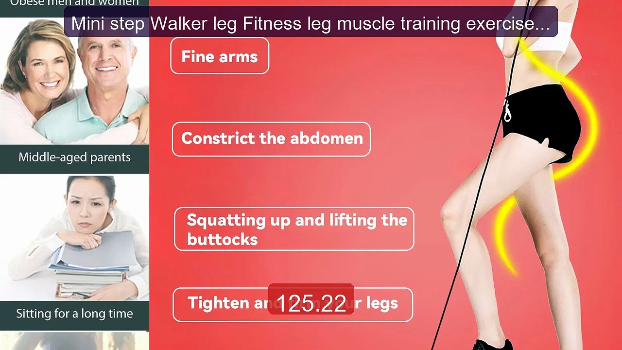 Mini step Walker leg Fitness leg muscle training exercise with res... -- Best Deal 2026 | Shop Now!
