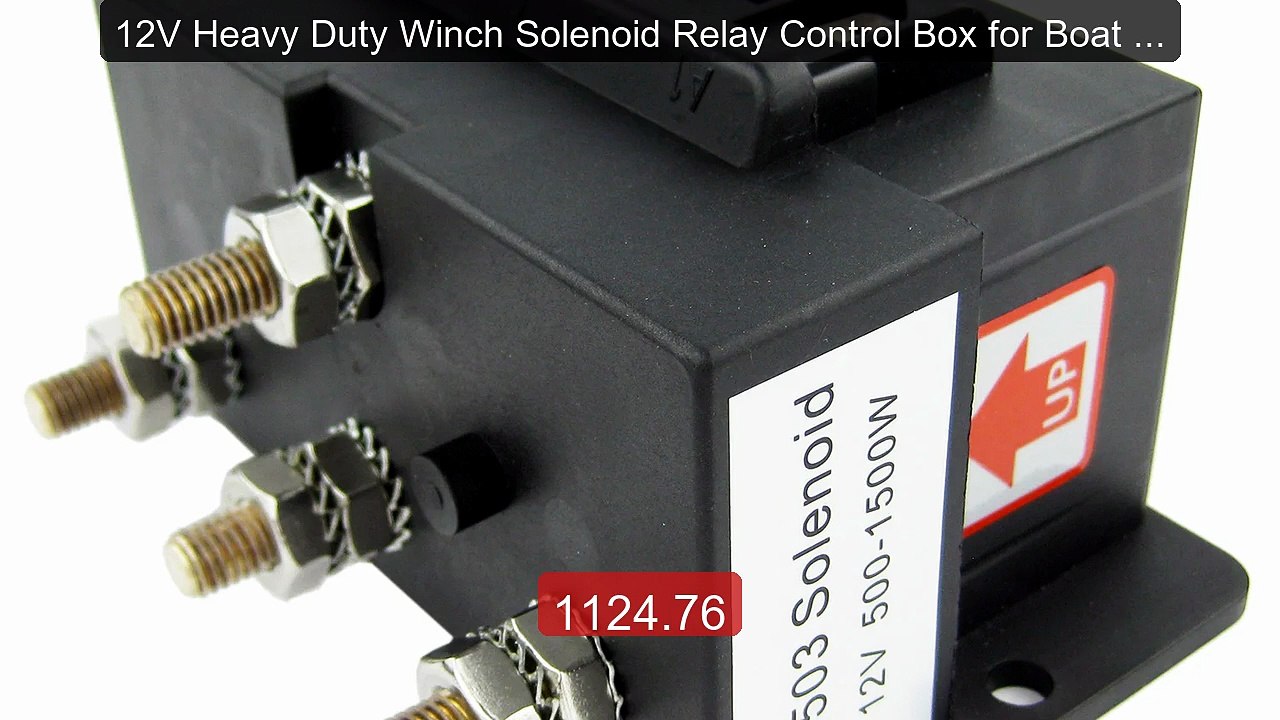 12V Heavy Duty Winch Solenoid Relay Control Box for Boat Anchor Wi... -- Best Deal 2026 | Shop Now!