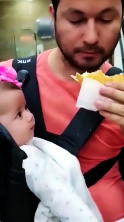 Baby eating