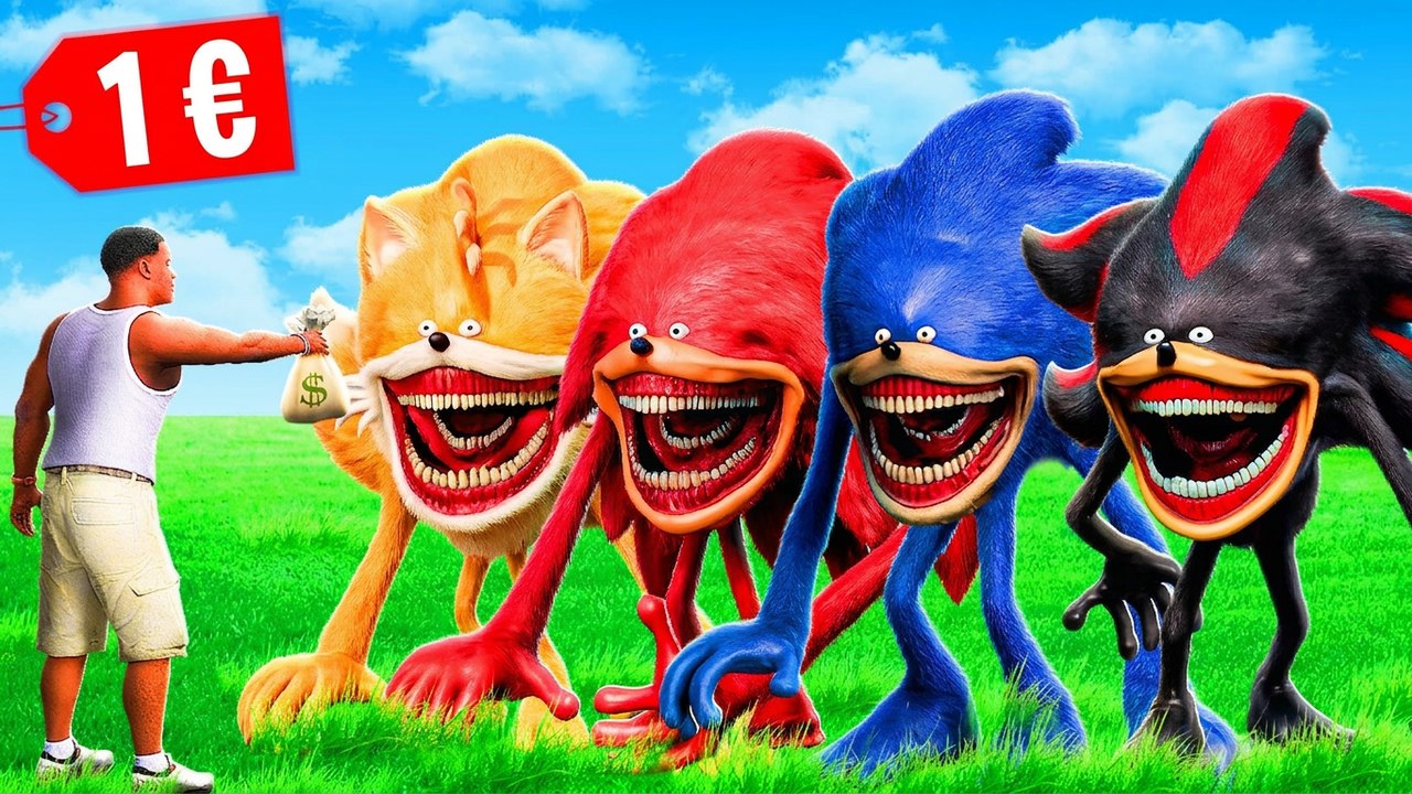J’achète TOUS les persos de SHIN SONIC pour 1$ dans GTA 5 ! C’est dingue