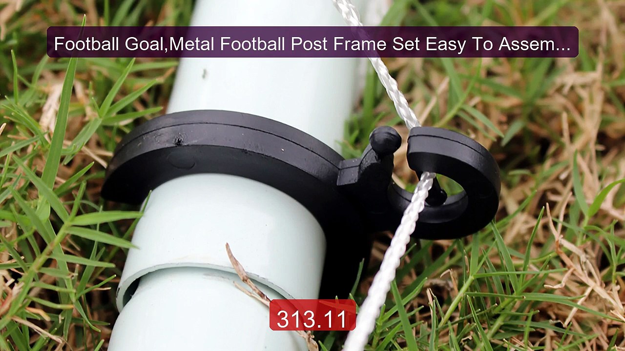 Football Goal,Metal Football Post Frame Set Easy To Assemble C... -- Hot Deal 2026 | Limited Offer!