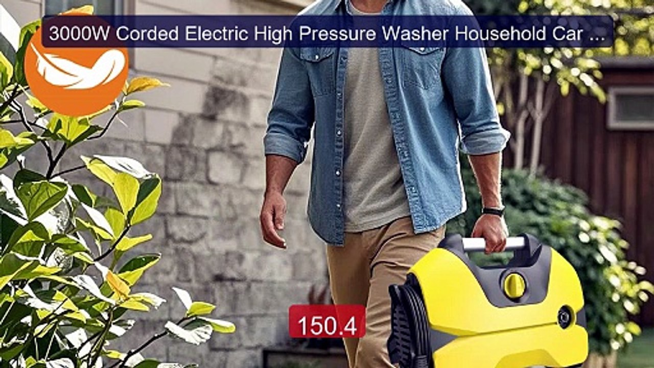 3000W Corded Electric High Pressure Washer Household Car Washing Ma... -- Top Rated 2026 | Buy Now!