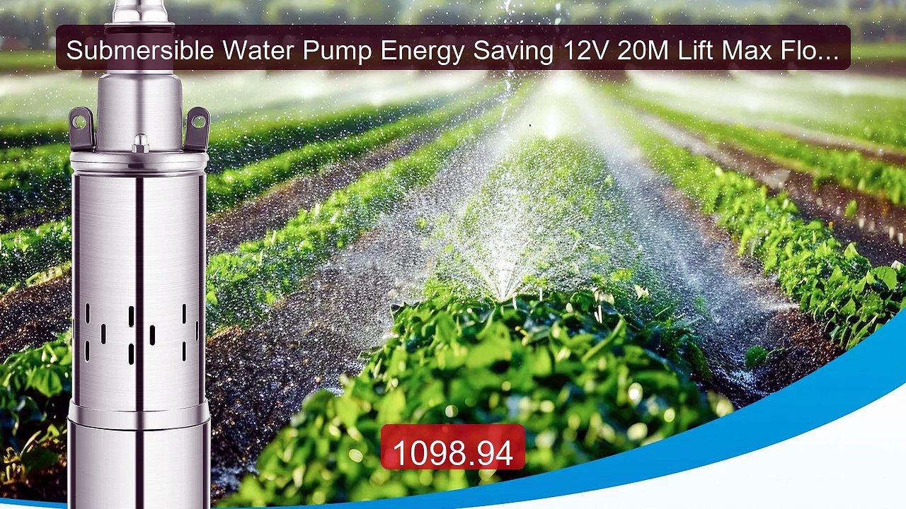 Submersible Water Pump Energy Saving 12V 20M Lift Max Flow 1.... -- Amazing Value 2026 | Must Have!