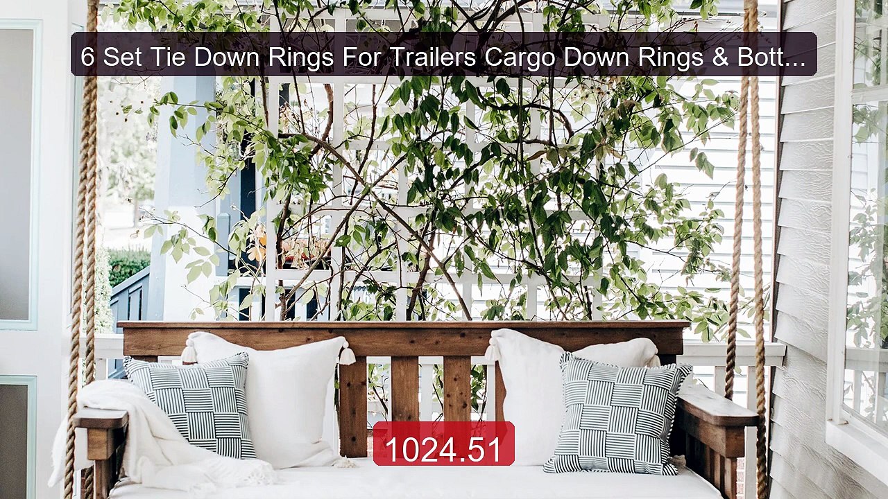 6 Set Tie Down Rings For Trailers Cargo Down Rings & Bottom Plate ... -- Best Deal 2026 | Shop Now!