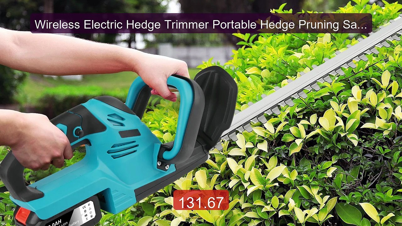 Wireless Electric Hedge Trimmer Portable Hedge Pruning Saw ... -- Top Pick 2026 | Unbeatable Price!