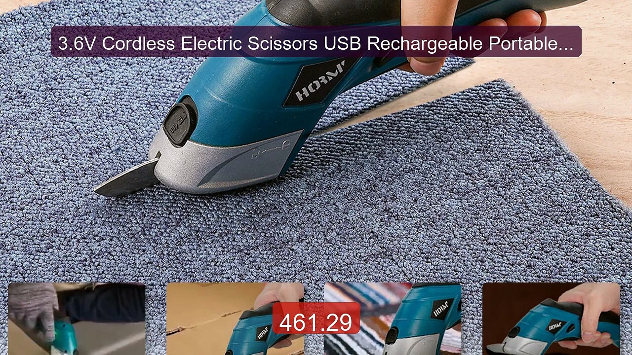 3.6V Cordless Electric Scissors USB Rechargeable Portable Sewi... -- Hot Deal 2026 | Limited Offer!