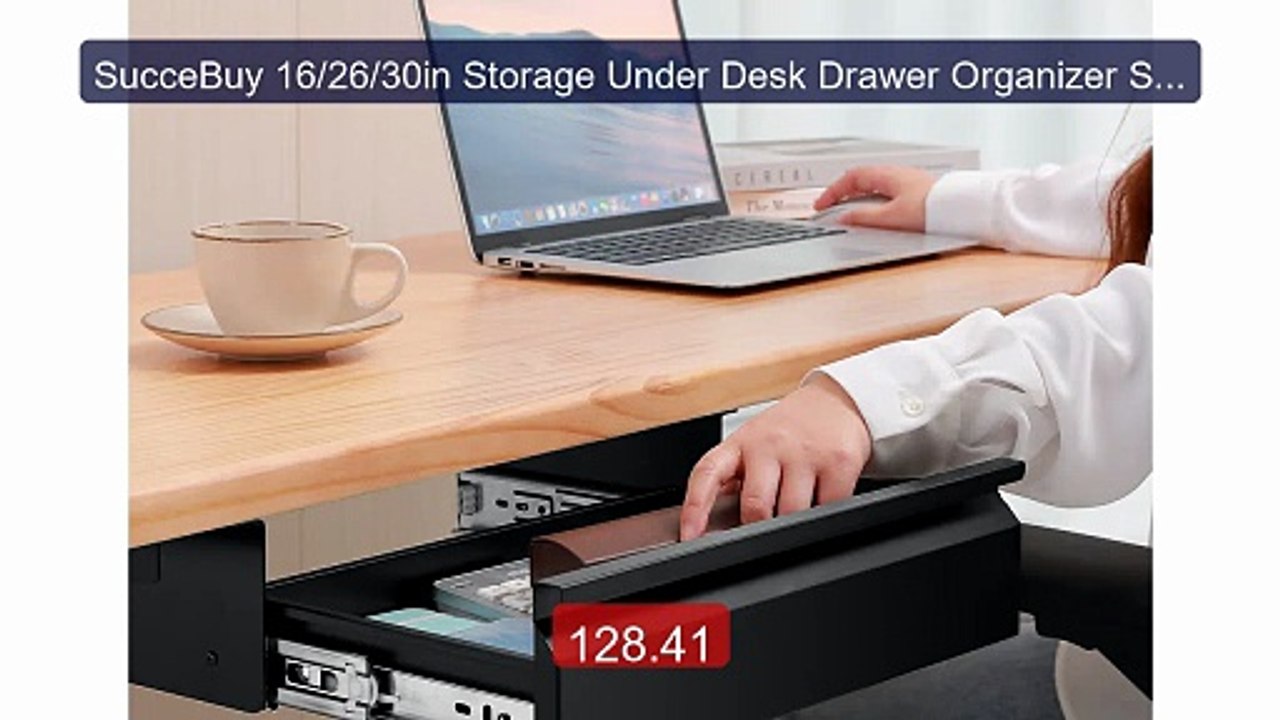SucceBuy 16/26/30in Storage Under Desk Drawer Organizer Slide Out U... -- Top Rated 2026 | Buy Now!